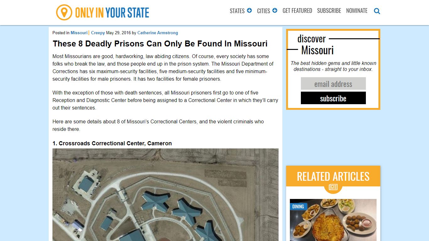 8 Prisons In Missouri - OnlyInYourState